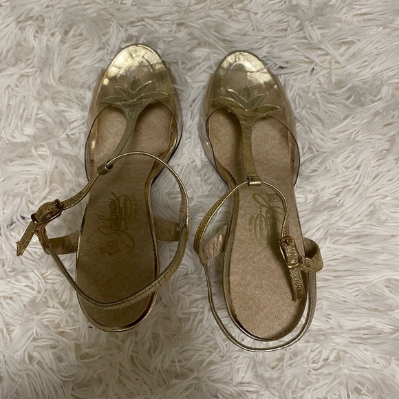Vintage gold heeled shoes - Picture 11 of 11